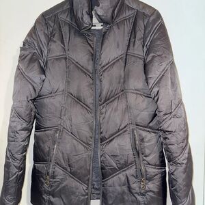 Nautica Women's Gray Puffer Jacket